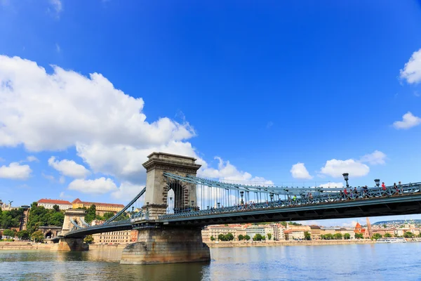 Chain Bridge in Budapest, Hungary — Stock Photo, Image