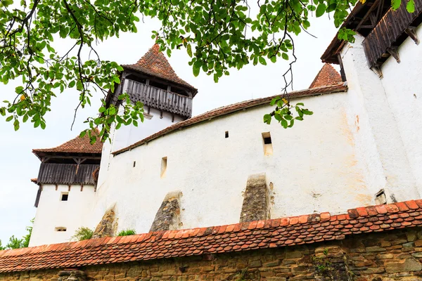 Viscri, saskich wzmacniane Kościół, Siedmiogrodzie, w Rumunii — Zdjęcie stockowe