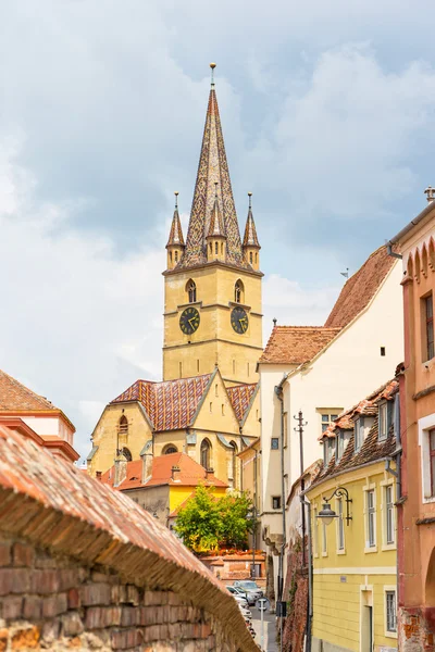 Lutheran Cathedral, Sibiu city, Romania — Stock Photo, Image
