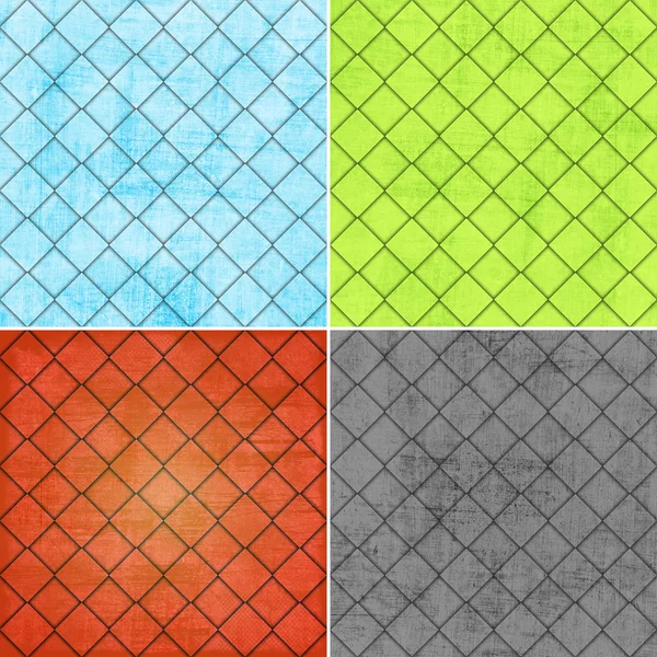 Set of geometric grunge backgrounds — Stock Photo, Image