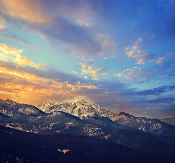 Eeriness mountain landscape, Tatry, Poland — Stock Photo, Image