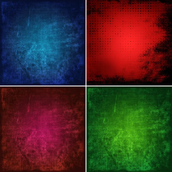 Bir dizi grunge arkaplanı