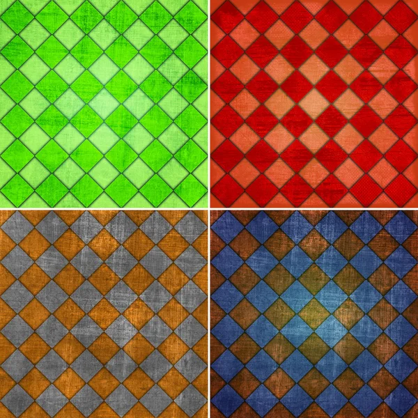 Serie di sfondi grunge geometrici — Foto Stock