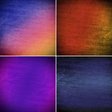 grunge arka plan kümesi