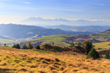 sonbahar dağ manzarası