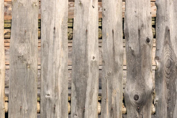 Oud houten hek — Stockfoto