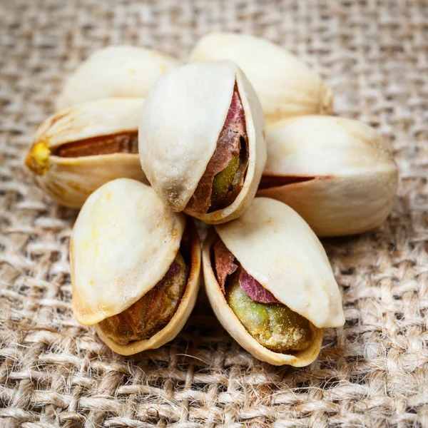 Zbliżenie orzechów pistacjowych — Zdjęcie stockowe