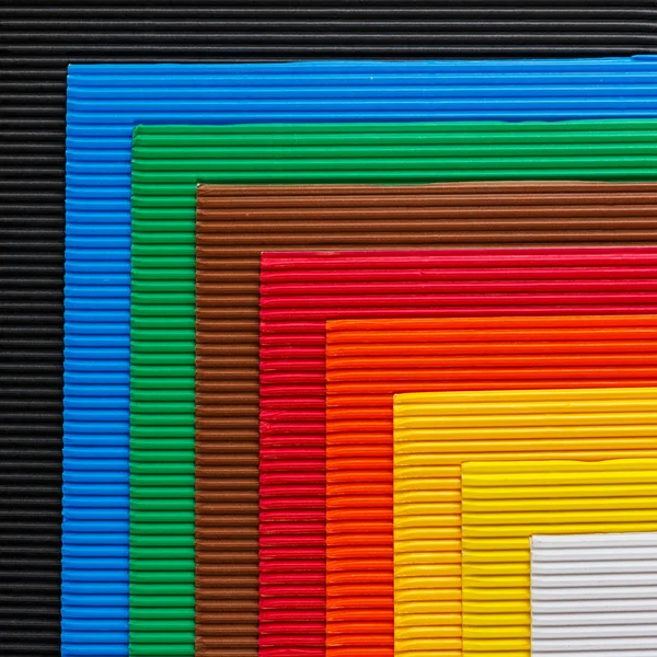 Kleurrijke kartonnen textuur — Stockfoto
