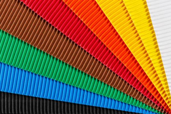 Colorful cardboard texture — Stock Photo, Image