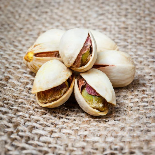 Close up of pistachio nuts — Stock Photo, Image