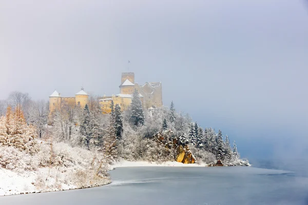 Вид на замок Федзица, Польша, Европа — стоковое фото