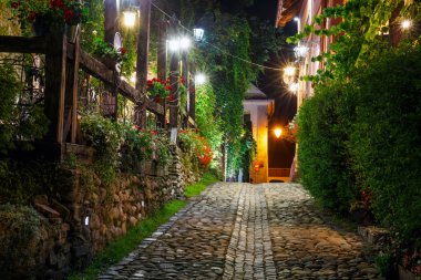 tarihi merkezi Sighisoara geceleri