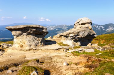 Bucegi Dağları, Romanya geomorphologic kayalık yapılar