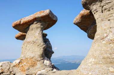 Babele - Geomorphologic kayalık yapılar Bucegi Dağları, Romanya
