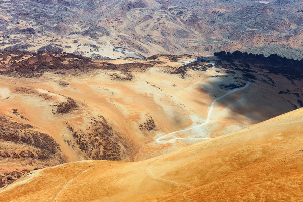 Montana Blanca, Parque Nacional del Teide, Tenerife, Islas Canarias, España — Foto de Stock