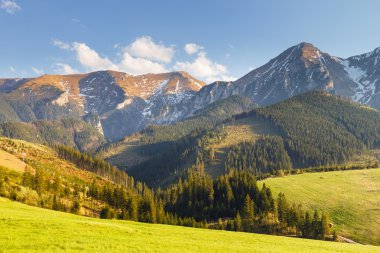 Görünüm Belianske Tatra Dağları, Slovakya