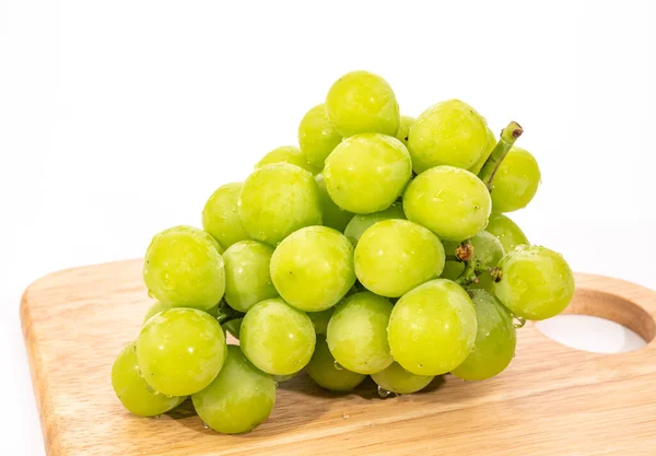 Shine Muscat Grape isolated on white background. — Stock Photo, Image