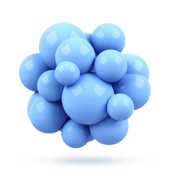 Молекула 3d Стоковое Изображение