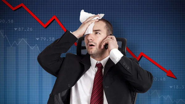 Financial crisis. — Stock Photo, Image