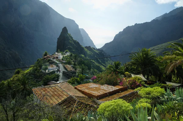 Çevresi Masca Köyü Tenerife, Kanarya Adaları, İspanya — Stok fotoğraf