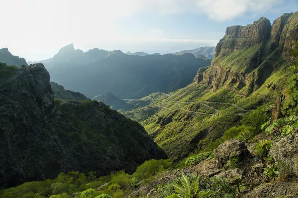 Umgebung des Masca-Dorfes auf Teneriffa, Kanarische Inseln, Spanien — Stockfoto