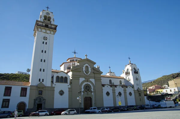 "Bazilika de Candelaria, kostel v Candelarii, Tenerife, Kanárské ostrovy, Španělsko. — Stock fotografie