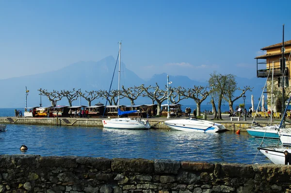 Castelletto di Brenzone, Lago di Garda, İtalya — Stok fotoğraf