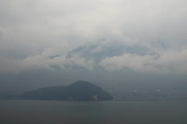 Вид на озеро Комо, Белладжо, Италия — стоковое фото
