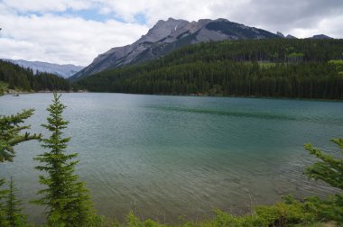 iki göl banff, alberta, Kanada jack