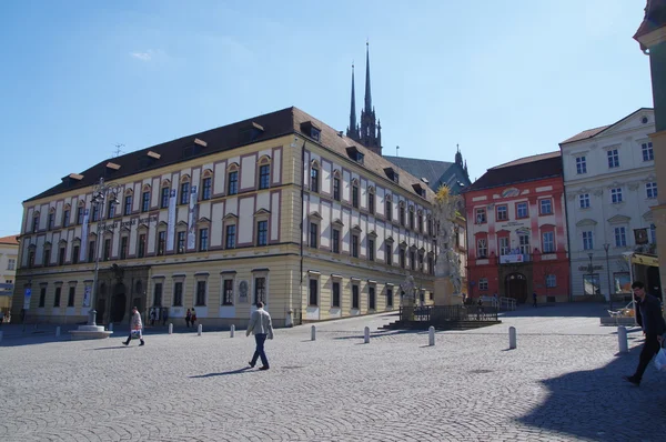 Brno, Česká republika - 30. dubna: centrum města Brno dne 30 dubna, 2016. Brno je druhé největší město v České republice — Stock fotografie