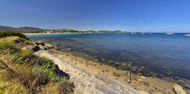 Nora, Sardinya 'nın muhteşem plajı manzarası