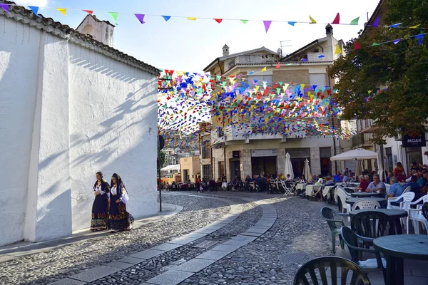 Oliena Sardinia Italy August 2019 Preparing Evening Event Feast San — Stock Photo, Image