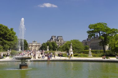 ünlü tuileries Bahçesi (jardin des tuileries)