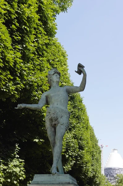 O ator grego staue em Jardins do Luxemburgo, Paris, França — Fotografia de Stock