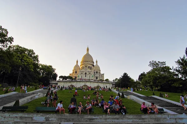 The Sacre Coeur basilica, Paris, France — Stock Photo, Image