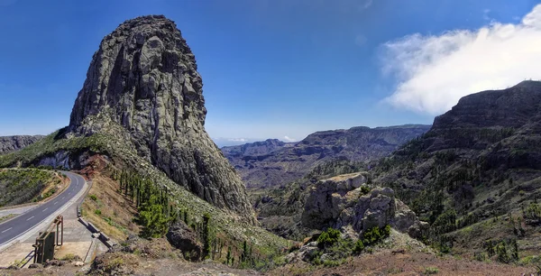 La gomera - roque el cano, la gomera, Wyspy Kanaryjskie, Hiszpania — Zdjęcie stockowe