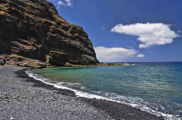 Playa de Alojera, La Gomera, Canary Island, Espanha — Fotografia de Stock