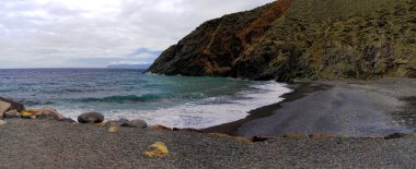 Plaja yakın Castillo Del Mar, La Gomera, Kanarya, İspanya