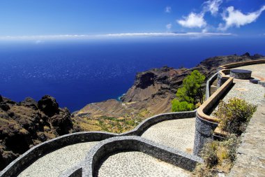 Bakış açısı El Santo, La Gomera, Kanarya, İspanya