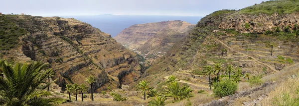 La Gomera, circundante de Fortaleza de Chipude, Ilhas Canárias, Espanha . — Fotografia de Stock