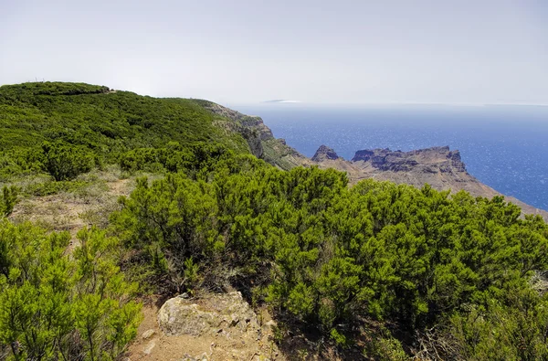La Gomera. The view from Mirador de Alojera, Canary island, Spain — Stock Photo, Image