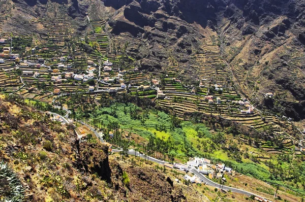 Isola di La Gomera. Valle Gran Rey, Canarie, Spagna — Foto Stock