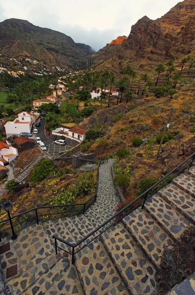 La Gomera Insel. das valle gran rey, kanarienvogel, spanien — Stockfoto