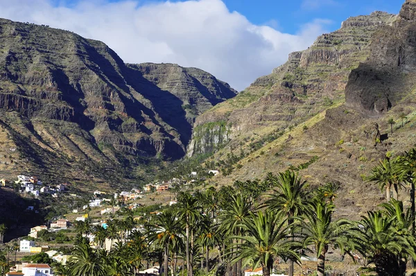 La Gomera Adası. Valle Gran Rey, Kanarya, İspanya — Stok fotoğraf