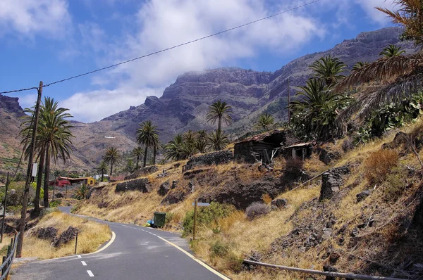 Paesaggio rurale vicino al villaggio Taguluche, La Gomera, Isole Canarie — Foto Stock