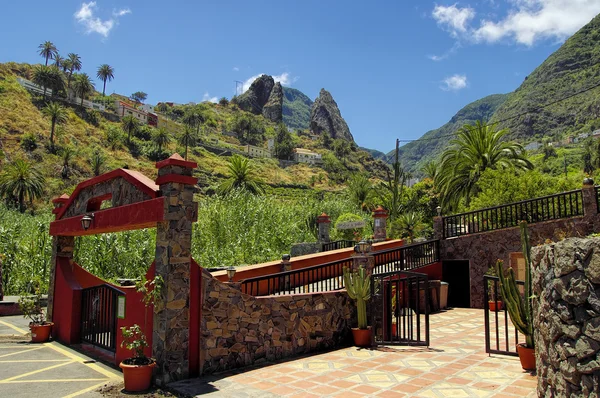 The Hermigua, La Gomera Island, Canary, Spanyol — Stok Foto