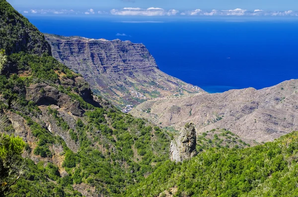 Naturreservat "majona", Insel Gomera, Kanarienvogel, Spanien — Stockfoto