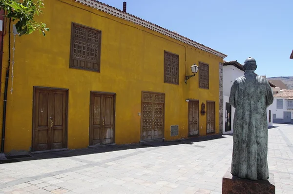 Jose Torres Padilla, San Sebastian de Gomera, Kanarya Adası, İspanya'nın onuruna heykeli — Stok fotoğraf
