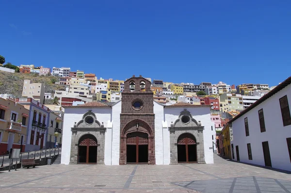 Kostel "iglesia de nuestra de la Asunción" v san sebastian de la gomera, Kanárské ostrovy — Stock fotografie