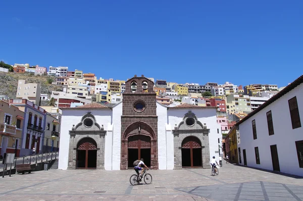 Die kirche "iglesia de nuestra de la asuncion" in san sebastian de la gomera, kanarische inseln — Stockfoto